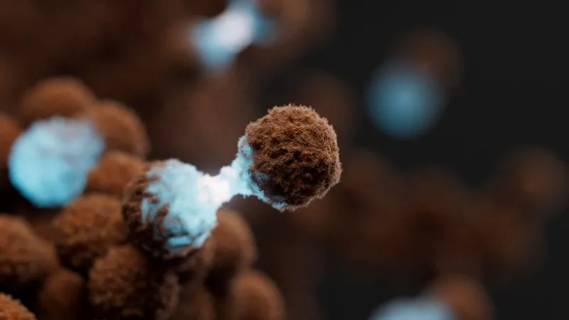 Cancer cells dividing