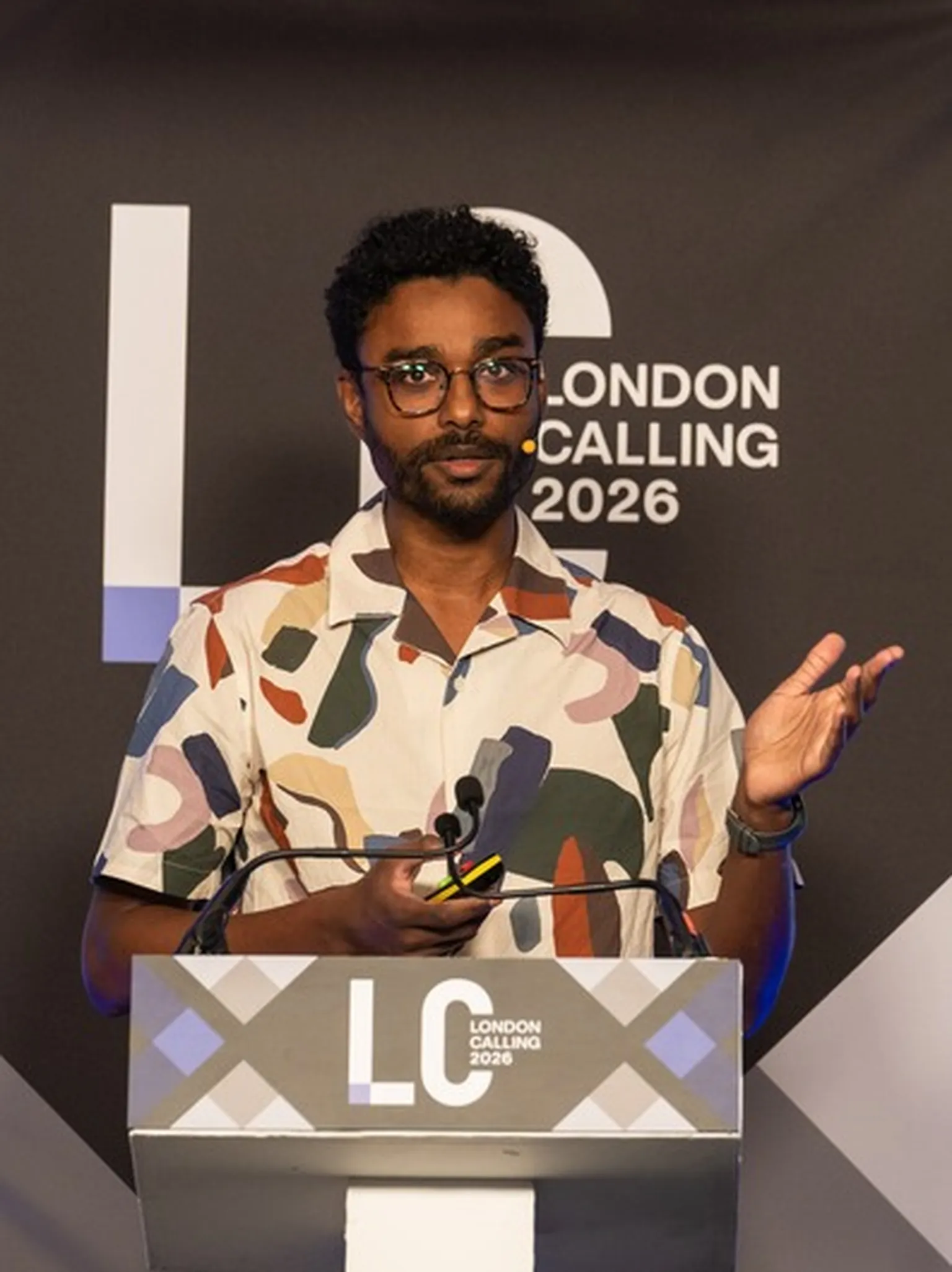 André Reis presenting at London Calling 2026