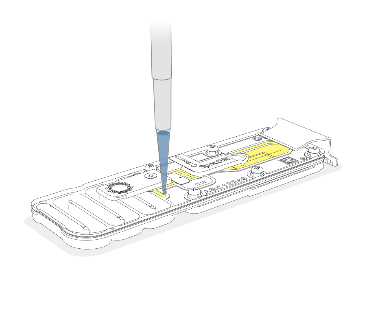 Flow cell loading diagram step 4