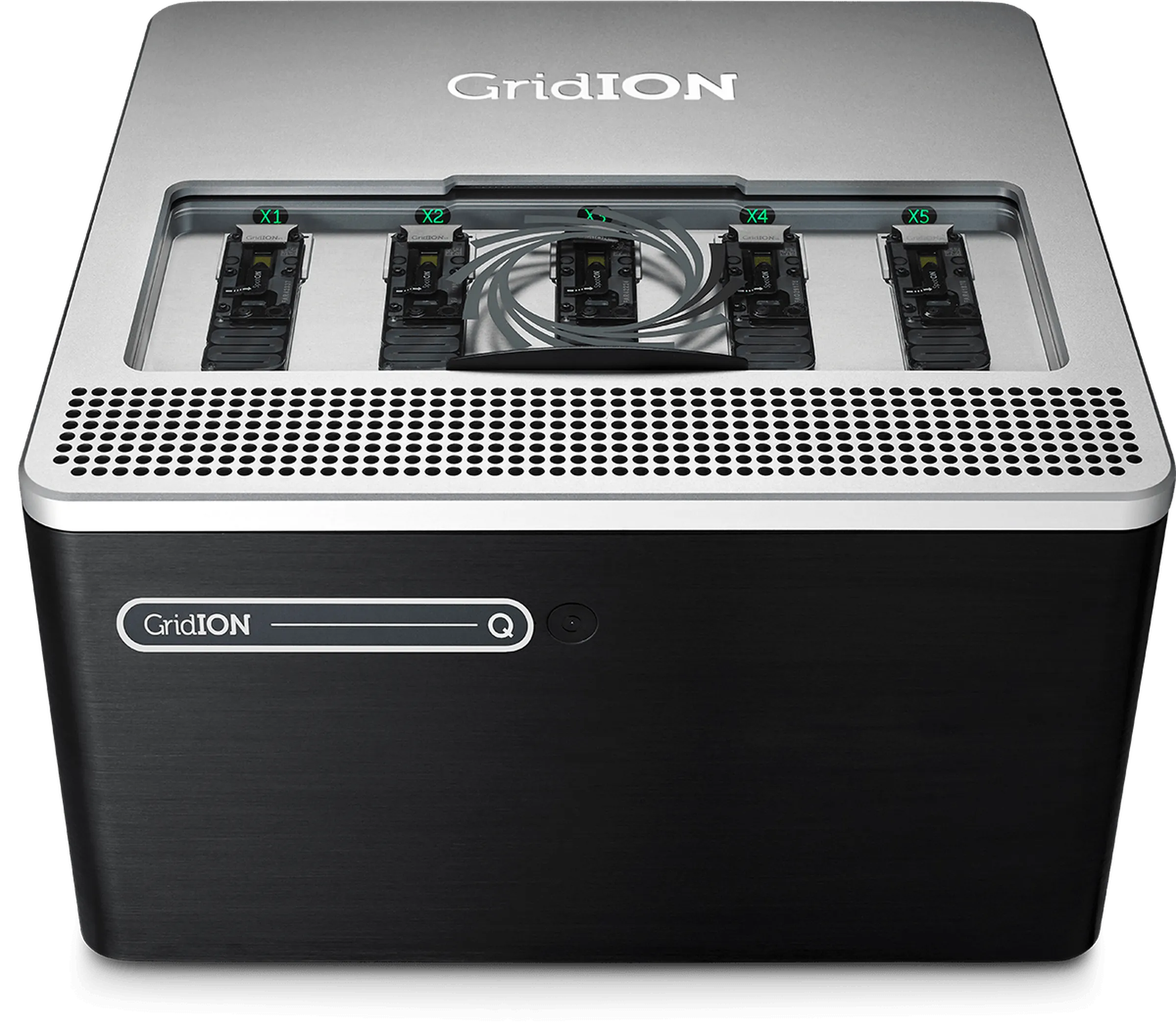 Front elevated view of a GridION Q