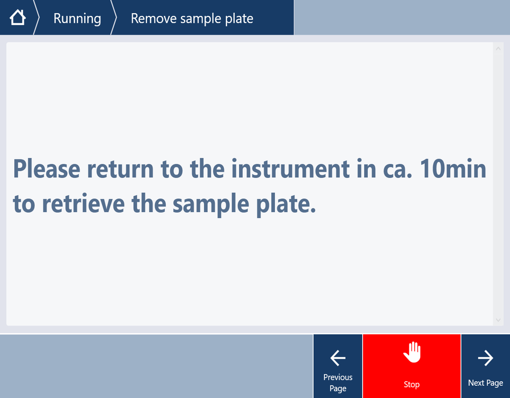 Page 34- Collect plate reminder - Tecan DreamPrep NGS LSK114