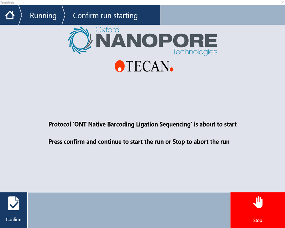 51 Tecan NBD114 QC confirm run start