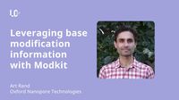 Leveraging base modification information with Modkit | LC26