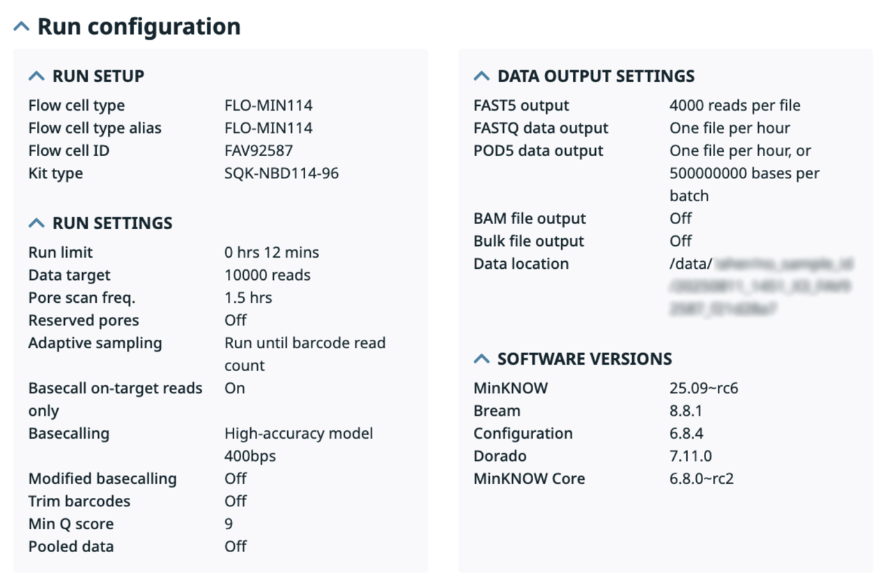 Run report run config 2509 Run report run config 2509