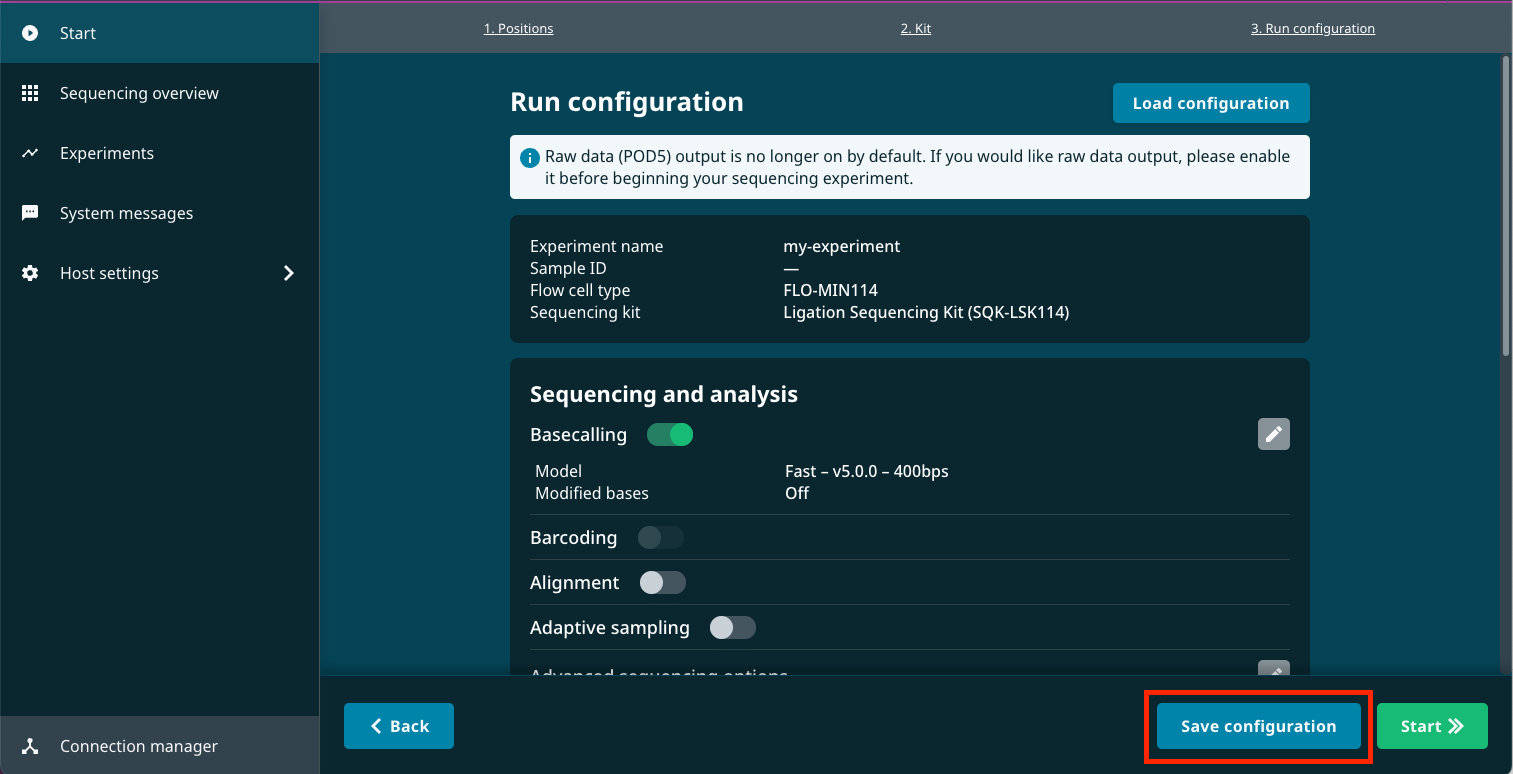 run config - click save config run config - click save config