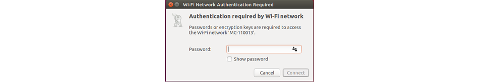 Linux Wi-fi password - 2.0 white border Linux Wi-fi password - 2.0 white border