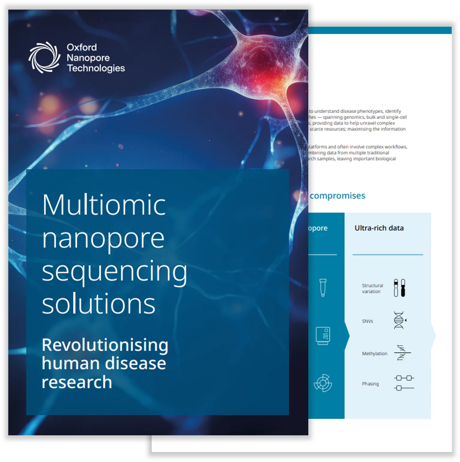 Multiomics two-page spread