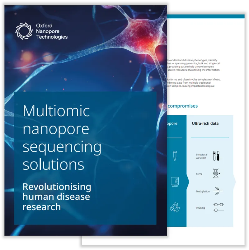 Multiomics two-page spread