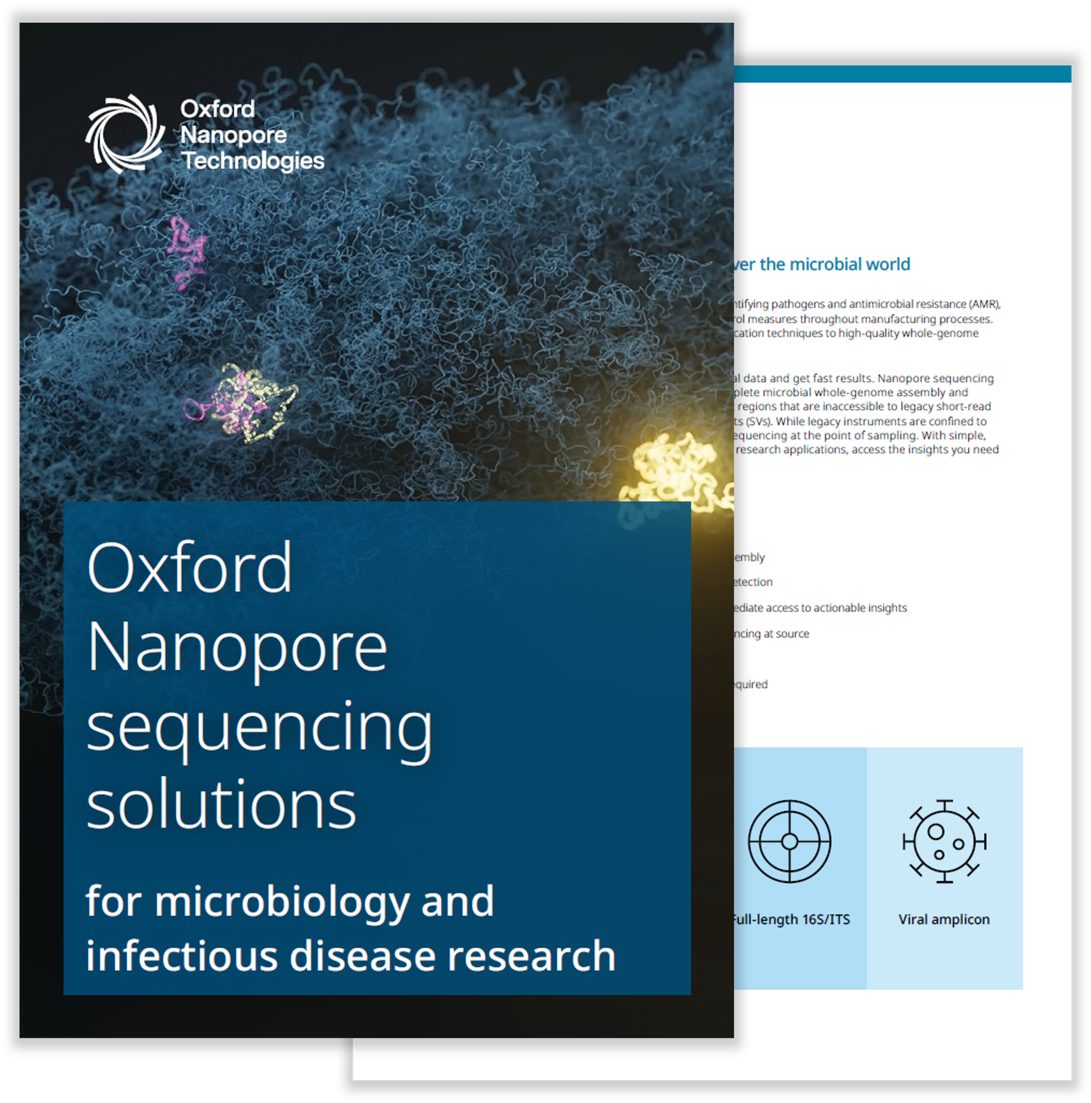 Preview for the microbial sequencing brochure
