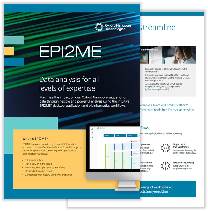 Image of EPI2ME brochure