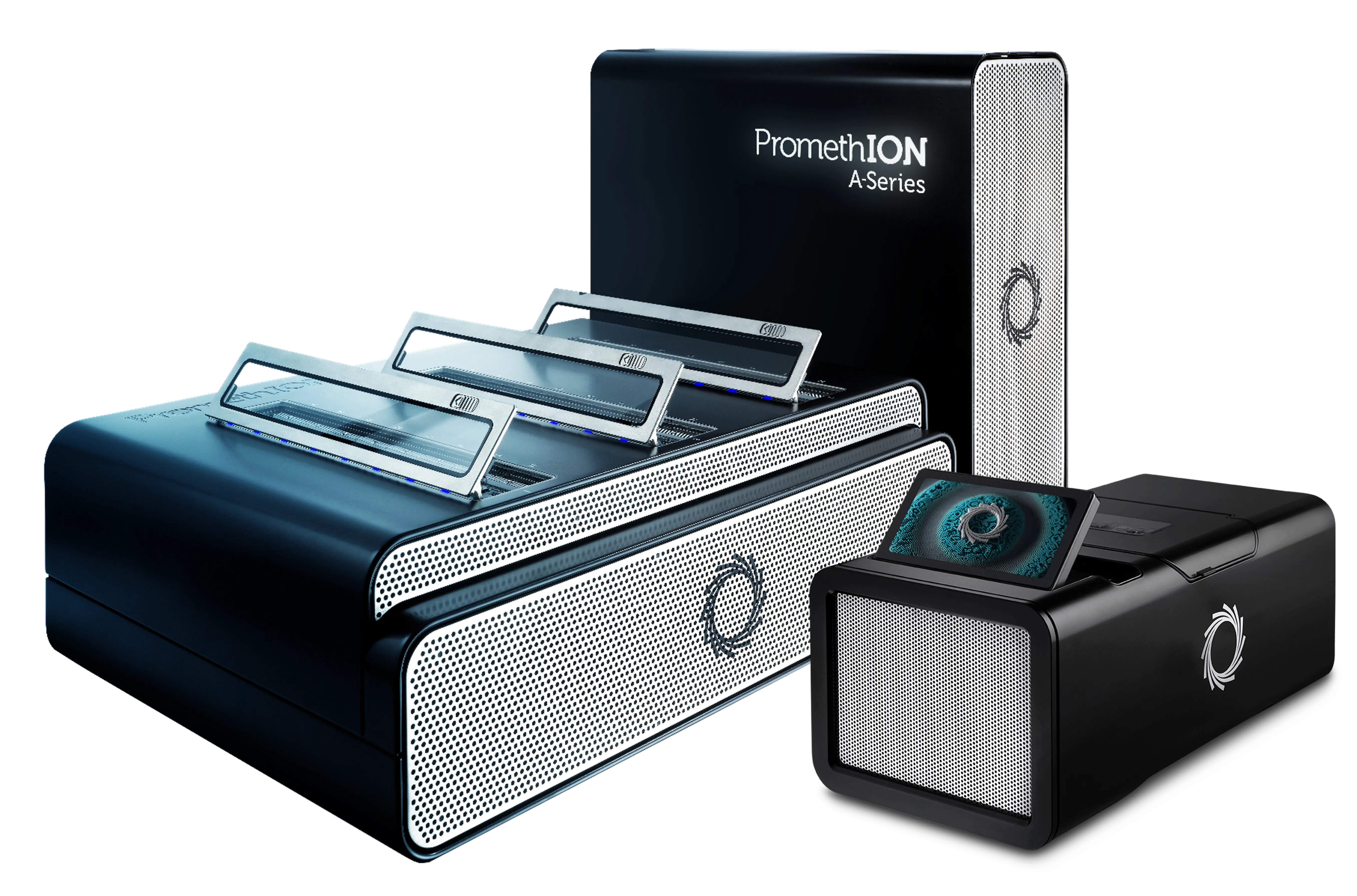 Image of PromethION 2 and PromethION 24 devices