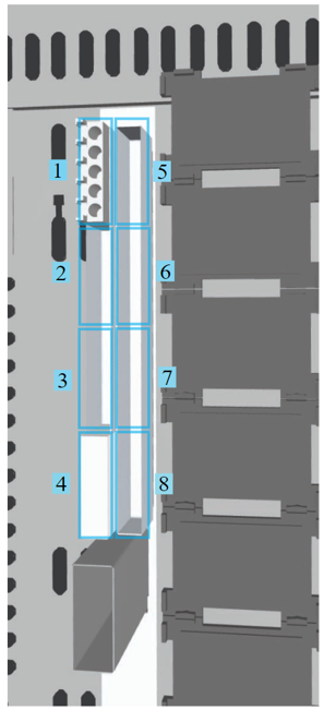 Tecan trough site positions vertical