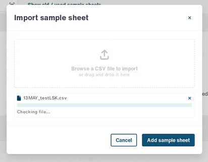 Add sample sheet2 Add sample sheet2