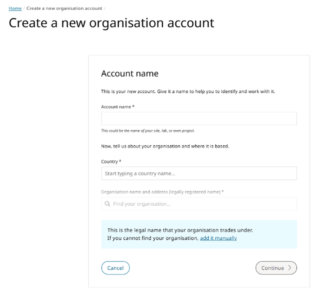 New org