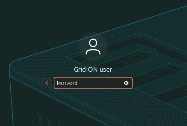 GridION user password