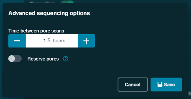 Flongle setup 9 Advanced sequencing options II Flongle setup 9 Advanced sequencing options II