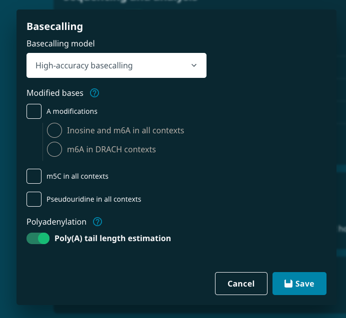 post-run basecalling poly(A) tail length estimation post-run basecalling poly(A) tail length estimation