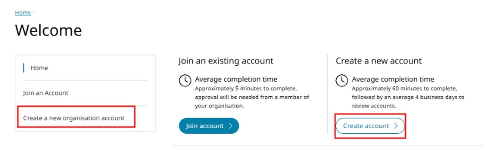 Create or join