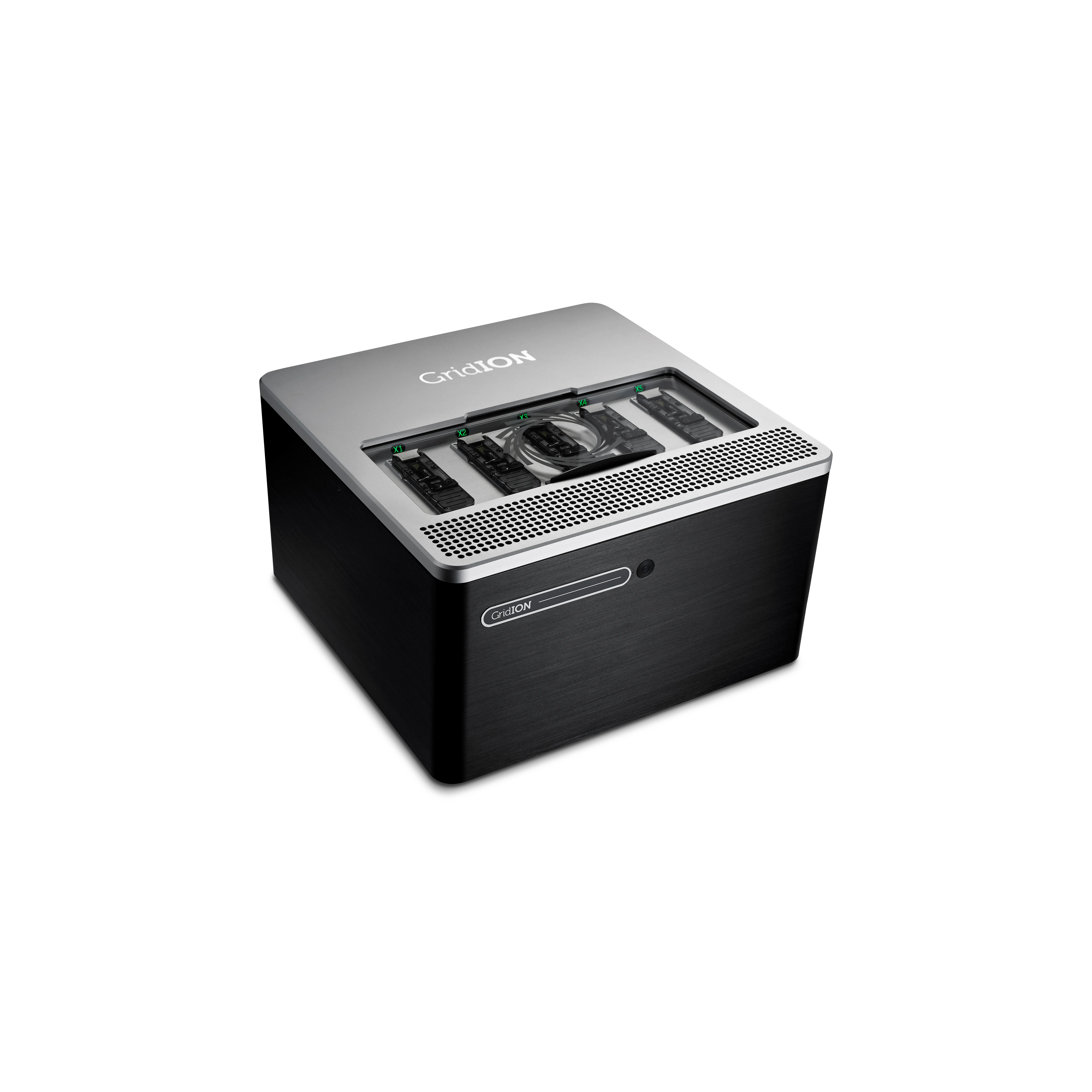 GridION_Right 45_Elevated_Closed_Flow Cells 2_Transparent