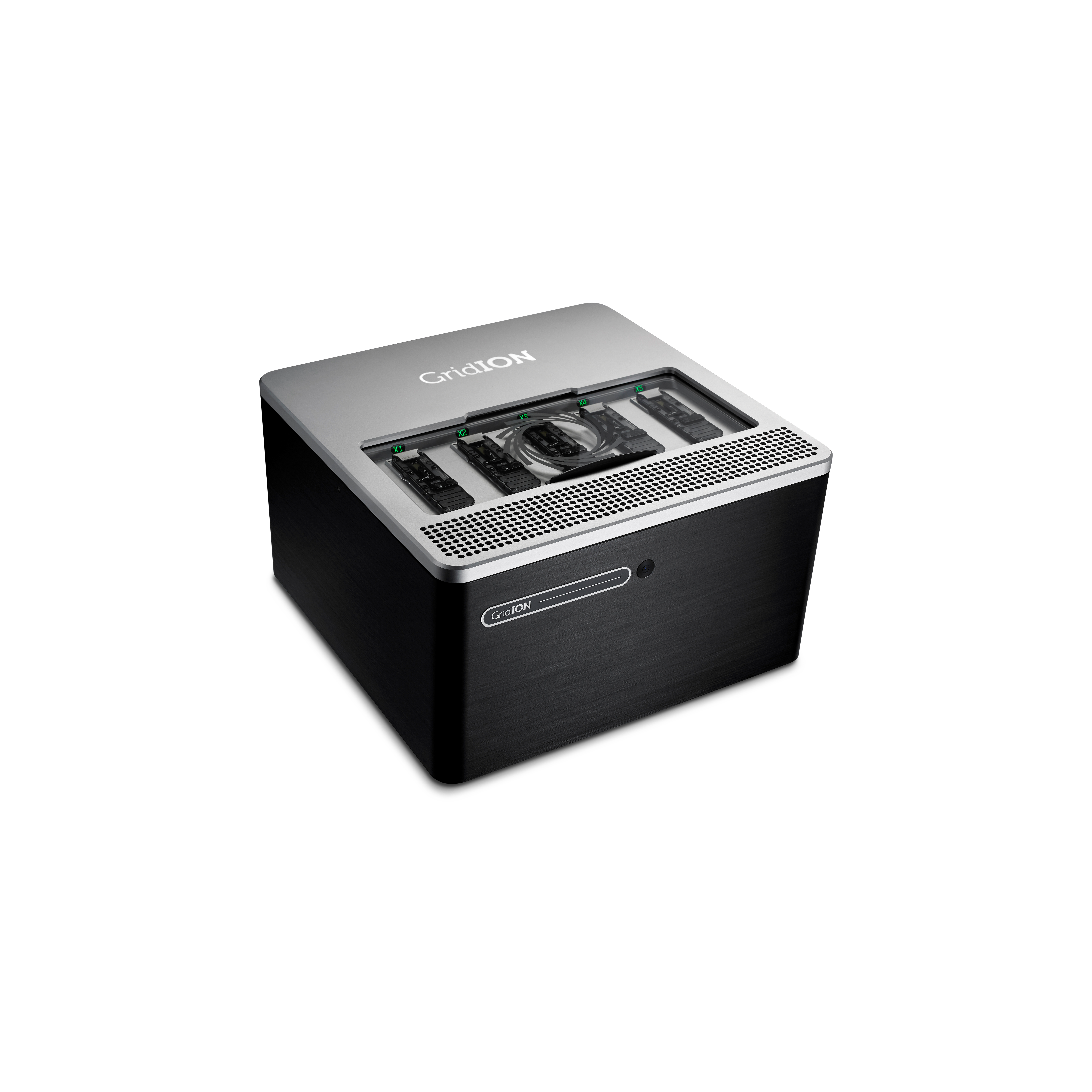 GridION_Right 45_Elevated_Closed_Flow Cells 2_Transparent