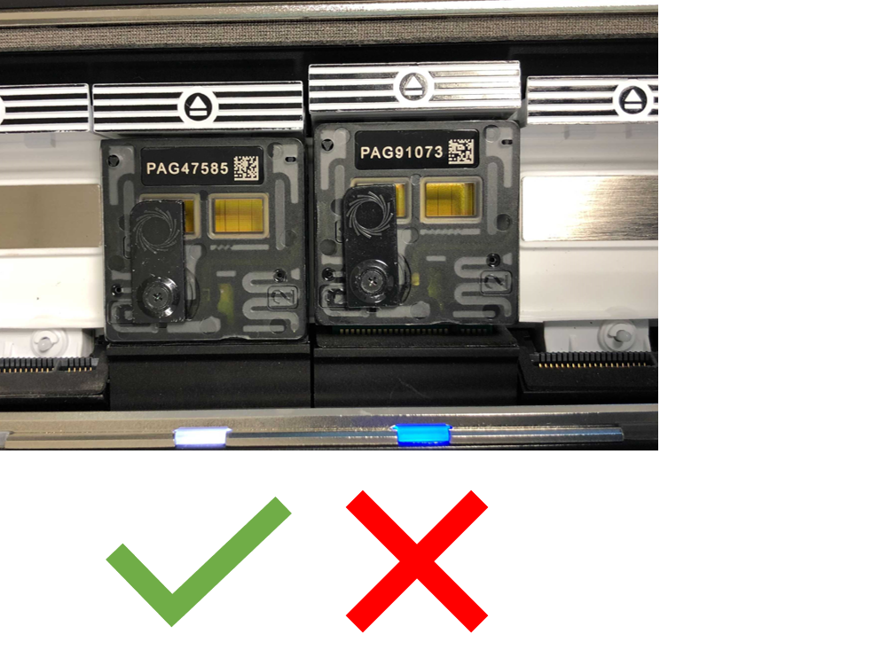 Flow cells side by side